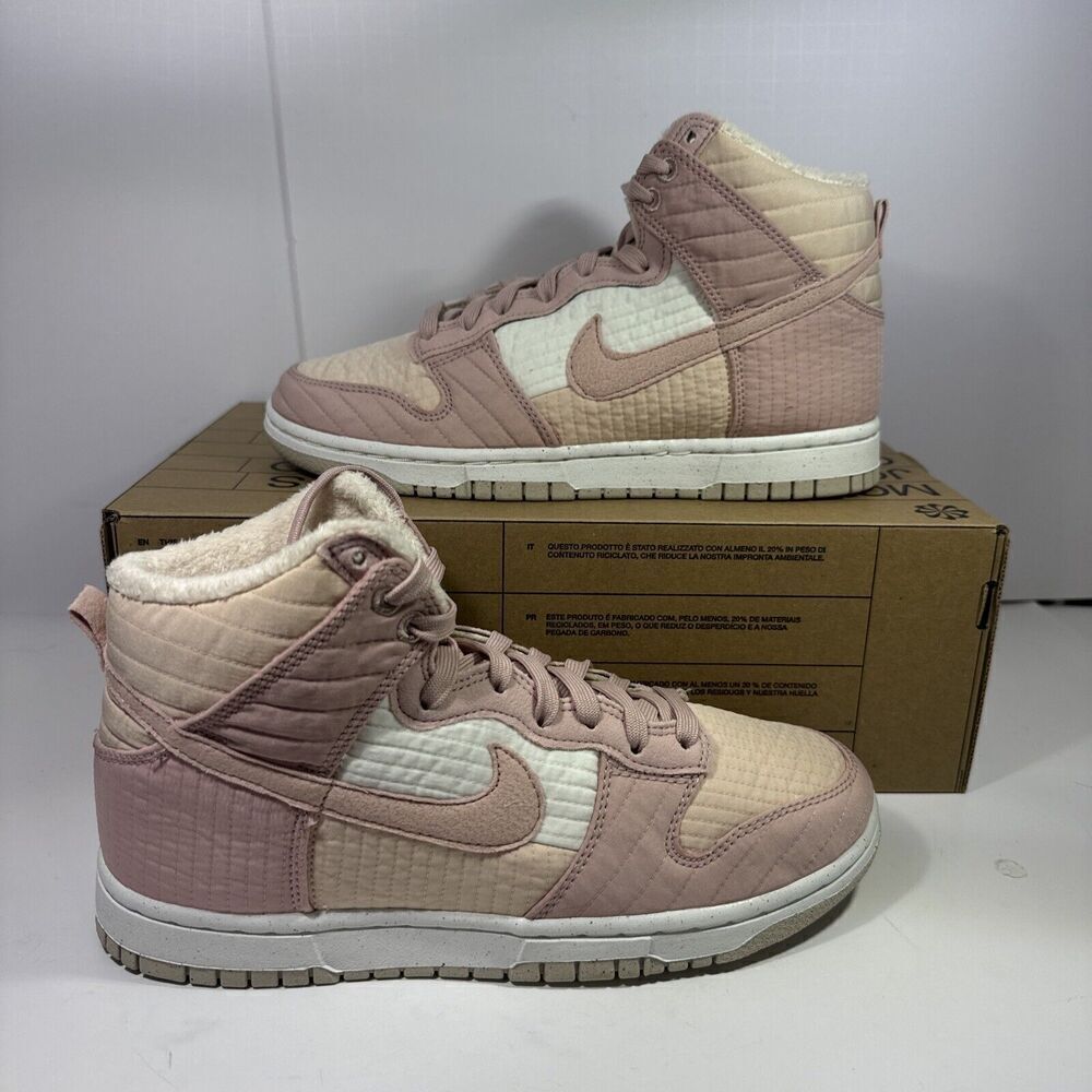 Women’s Nike Dunk High Next Nature Pink Oxford Toasty Size W7/M5.5 DN9909-200 DS